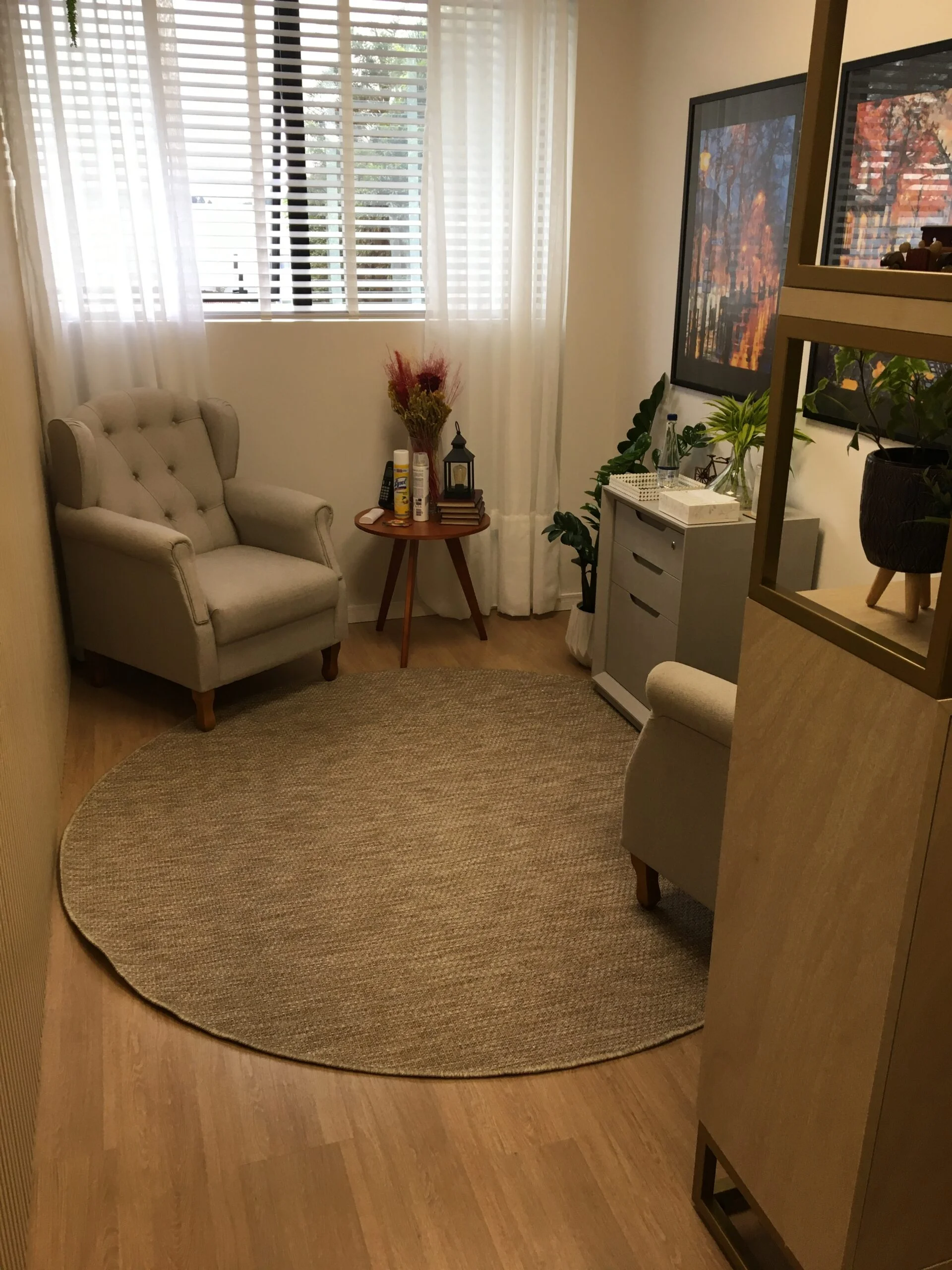 Bem Leve Design de Interiores | COMERCIAIS | Consultório Psico Gabriela Kunz - 026