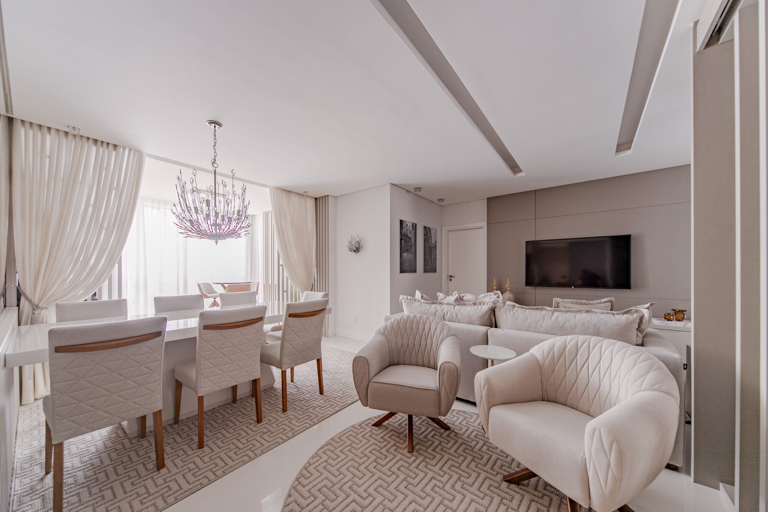 Bem Leve Design de Interiores | Emanuele e Jhony | Sala Estar e Jantar - 006