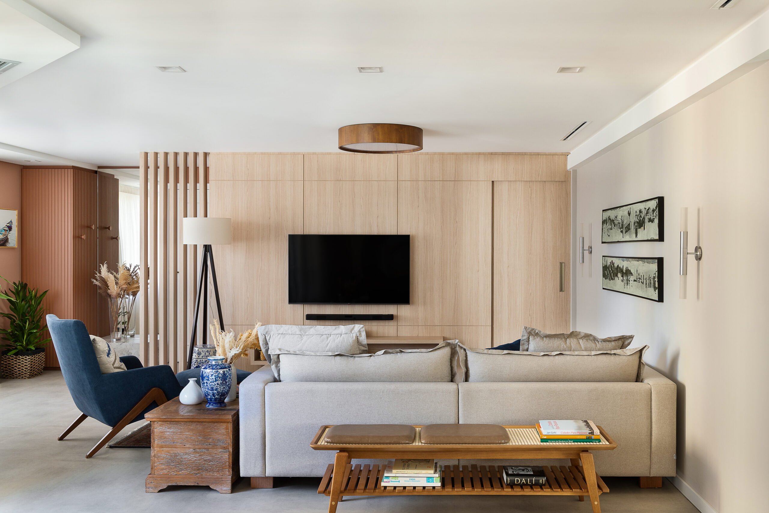 Bem Leve Design de Interiores | Maria Elisa | Sala Estar e Jantar - 006