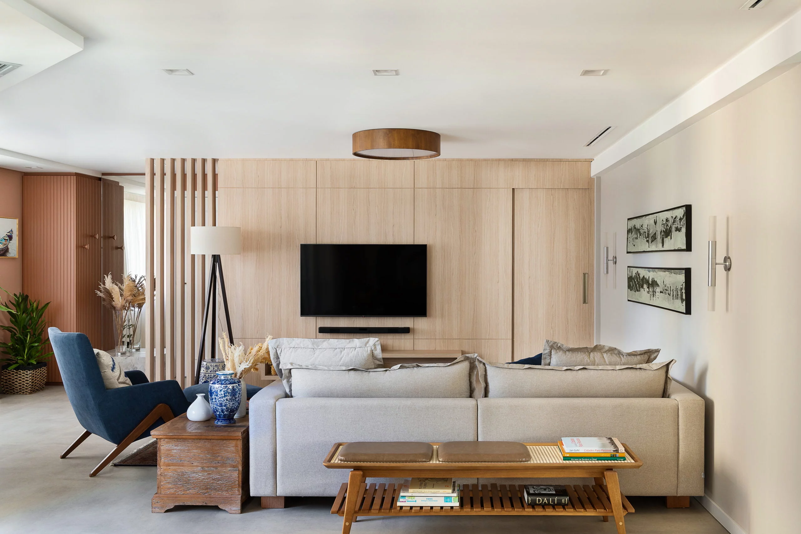Bem Leve Design de Interiores | Maria Elisa | Sala Estar e Jantar - 006