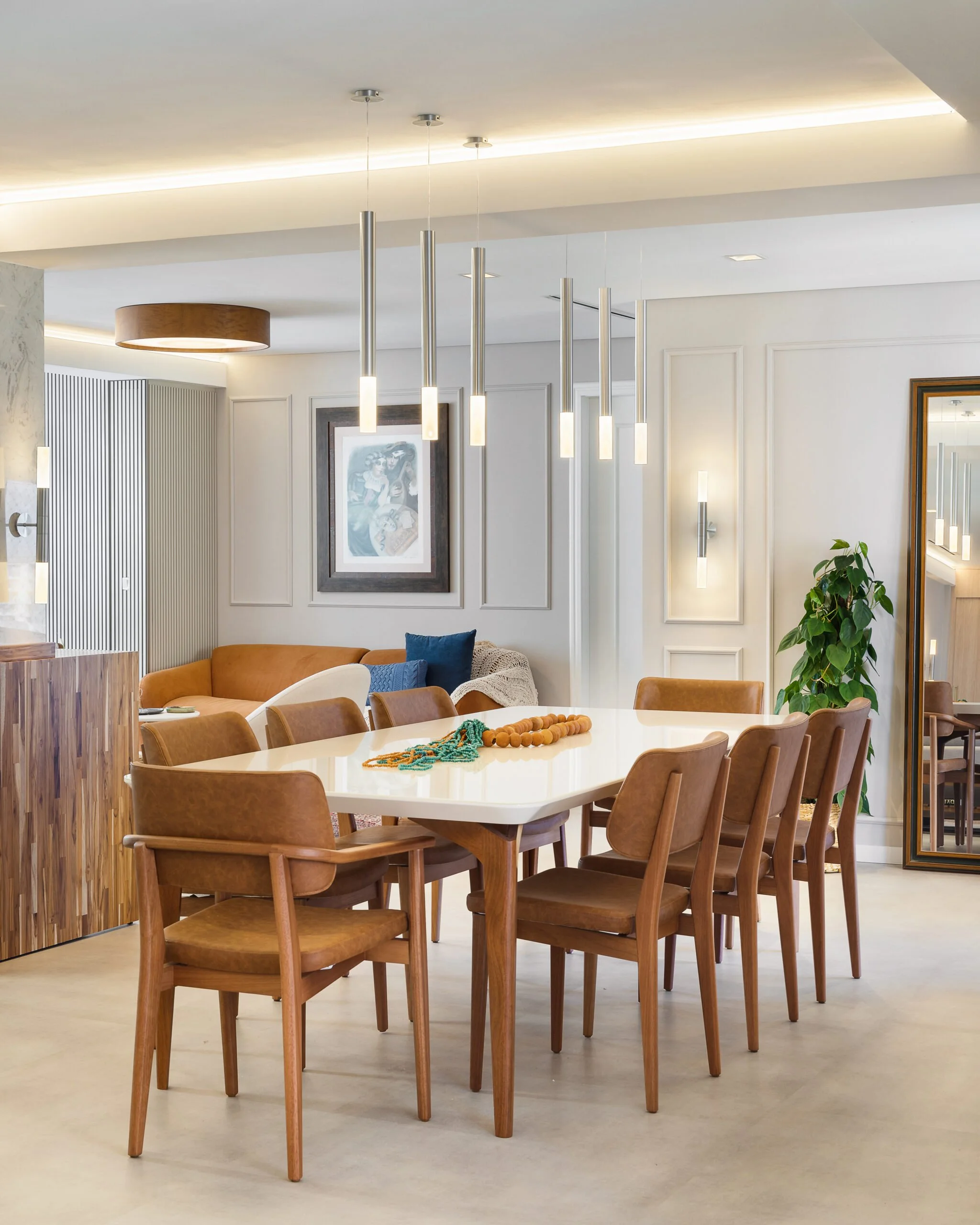 Bem Leve Design de Interiores | Maria Elisa | Sala Estar e Jantar - 003