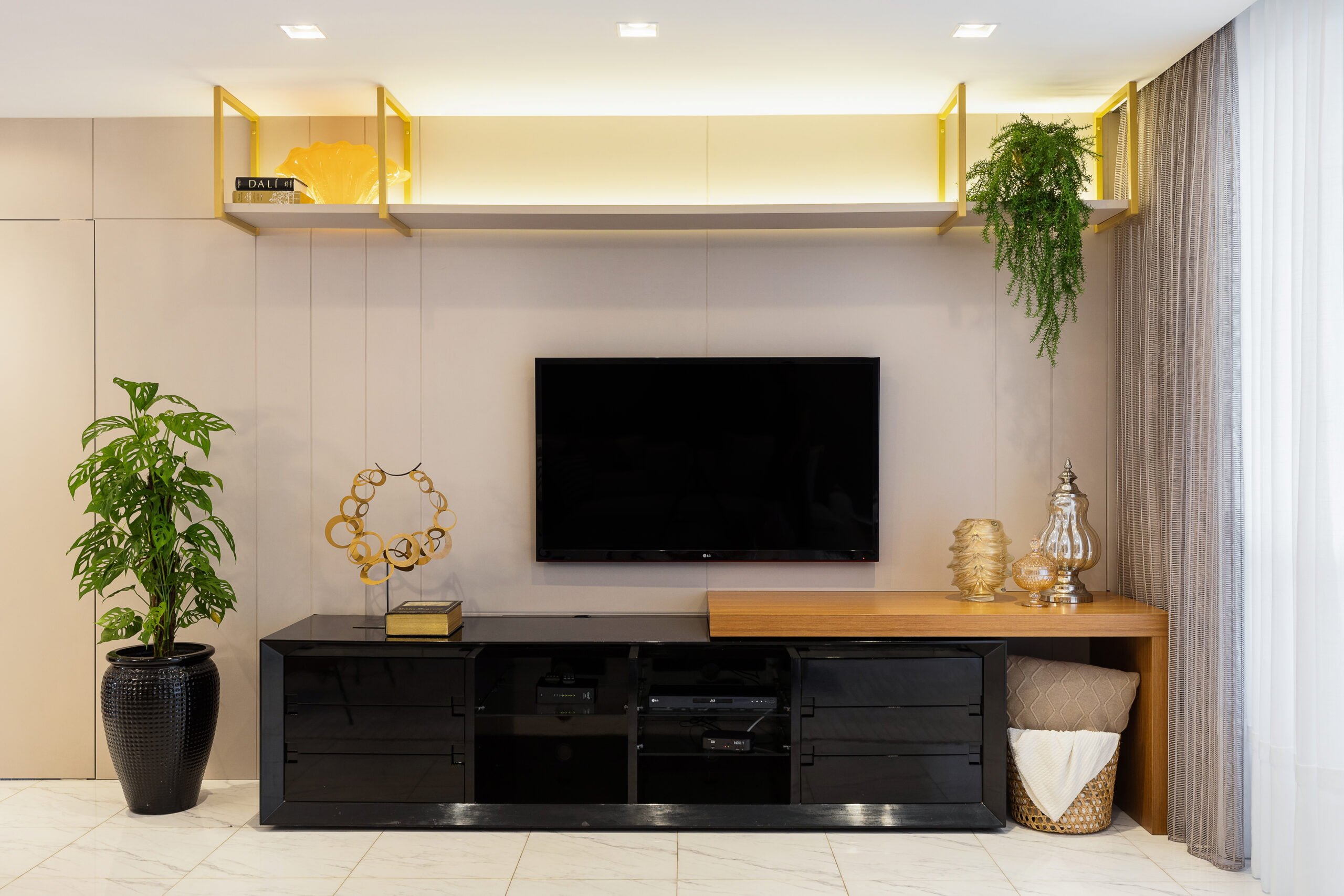 Bem Leve Design de Interiores | Rosa e Marim | Sala Estar e Jantar - 003