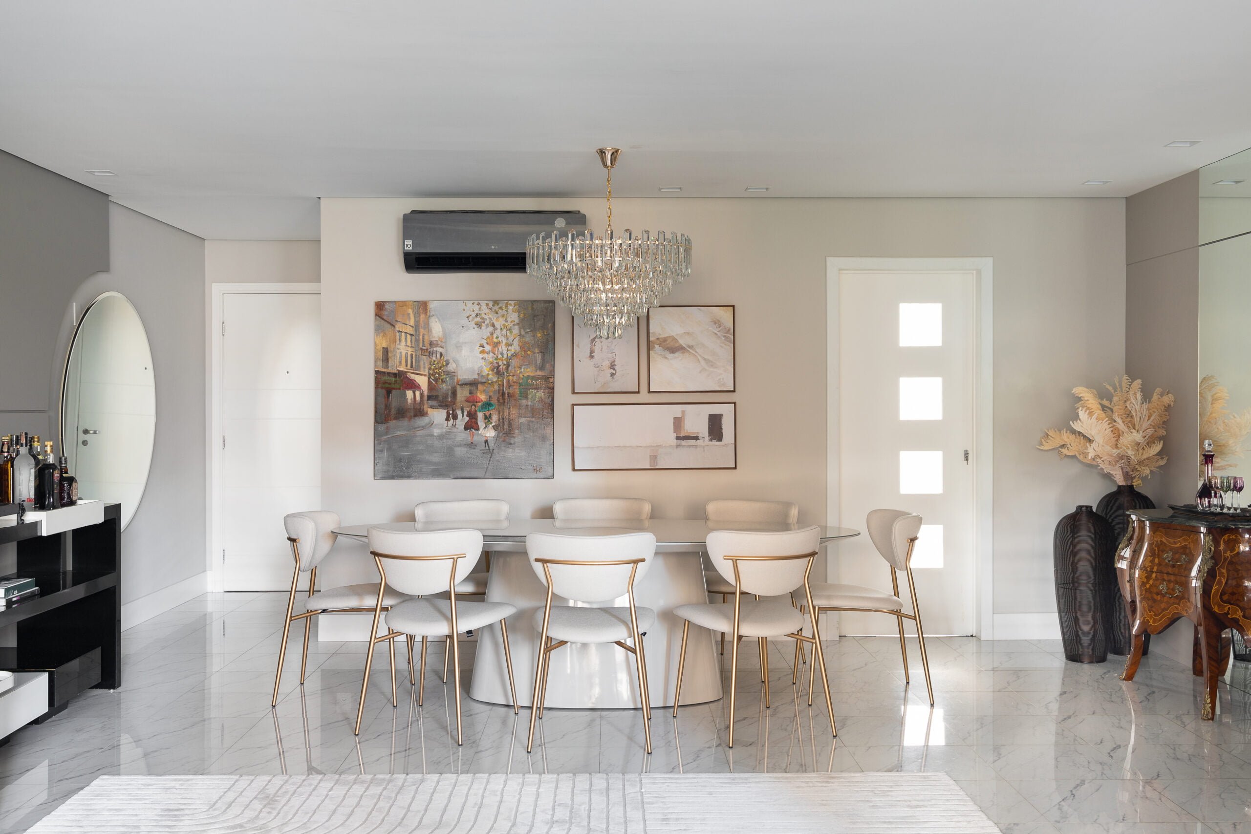 Bem Leve Design de Interiores | Rosa e Marim | Sala Estar e Jantar - 008