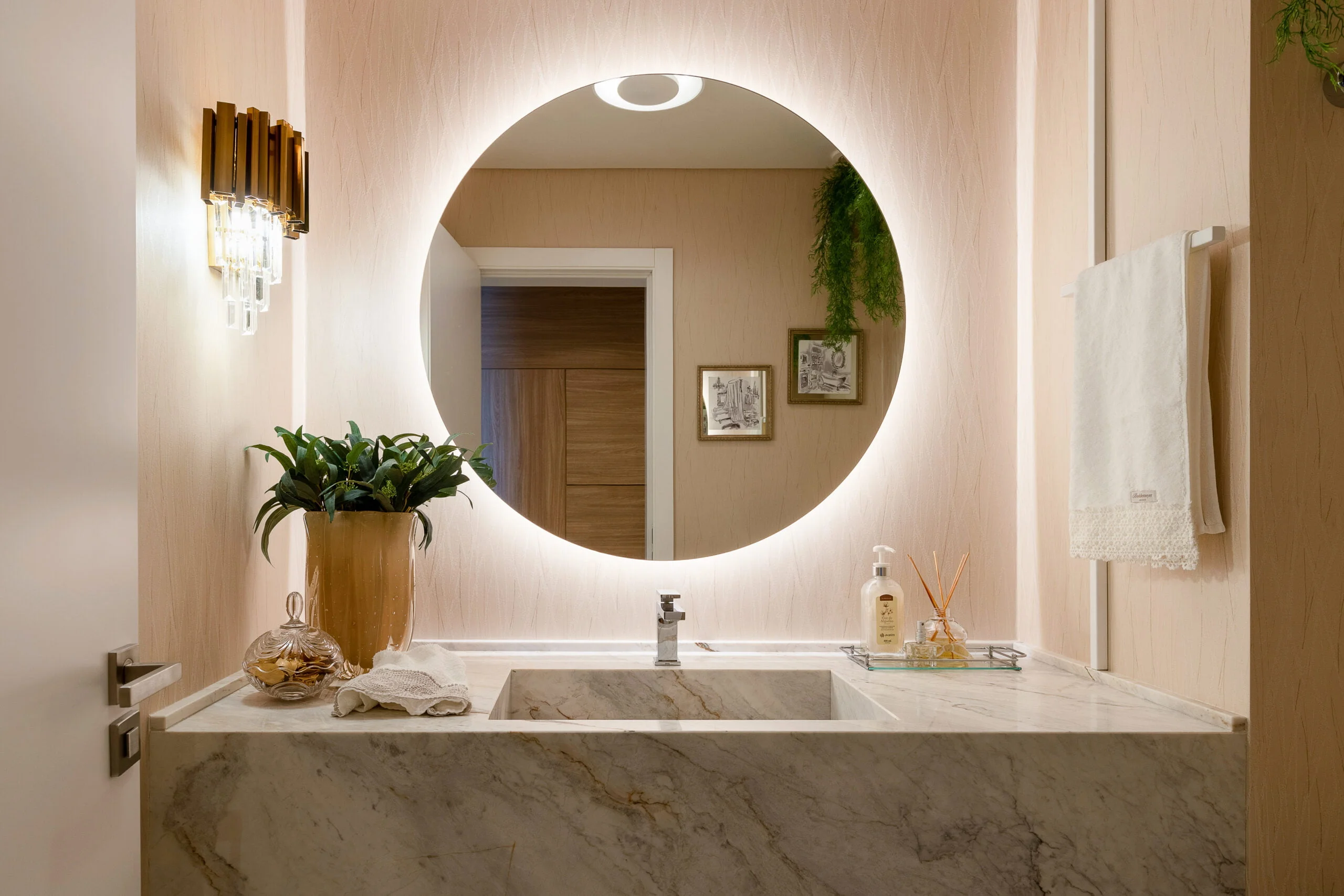 Bem Leve Design de Interiores | Deise e James | Lavabo - 003