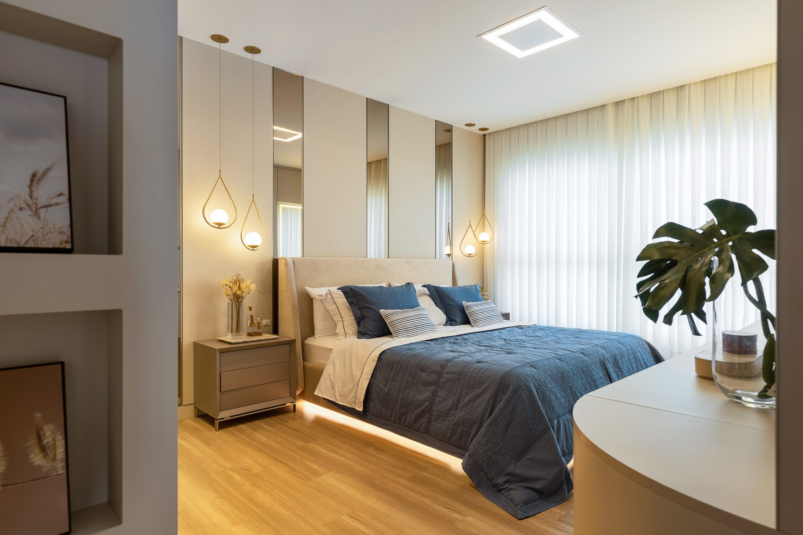 Bem Leve Design de Interiores | Deise e James | Quarto Casal - 001