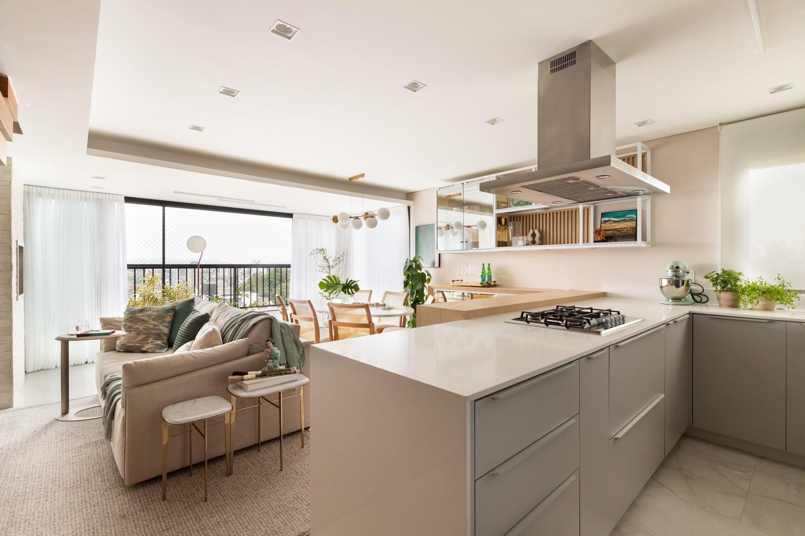 Bem Leve Design de Interiores | Marina e Caio | Sala Estar e Jantar - 002