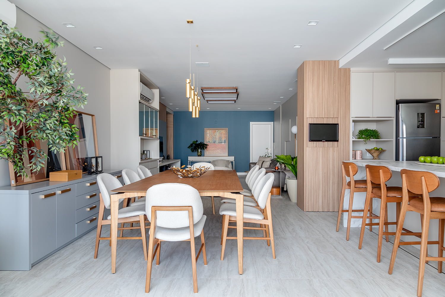 Bem Leve Design de Interiores | Deise e James | Sala de Estar e Jantar - 013